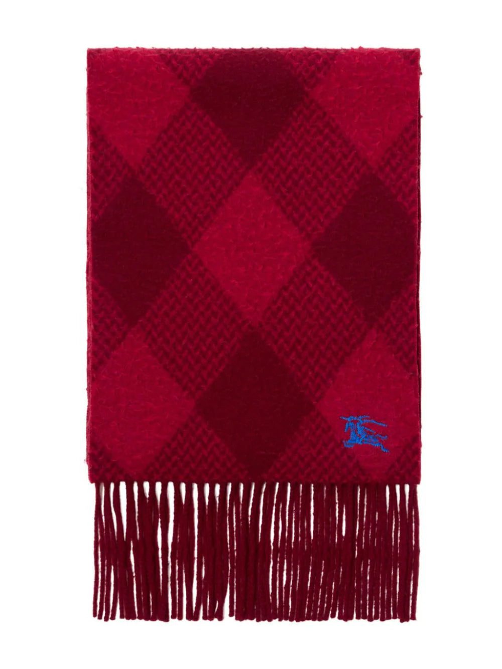 Burberry argyle check-pattern wool scarf - Image 2