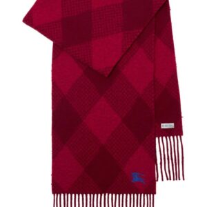 Burberry  argyle check-pattern wool scarf