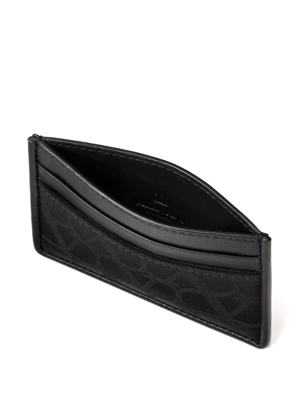 Valentino Garavani Toile Iconographe leather cardholder - Image 4