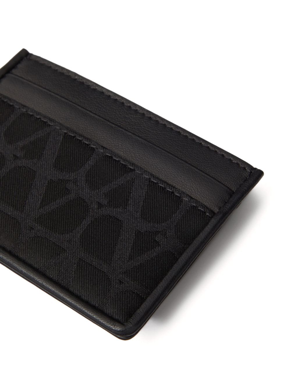 Valentino Garavani Toile Iconographe leather cardholder - Image 5