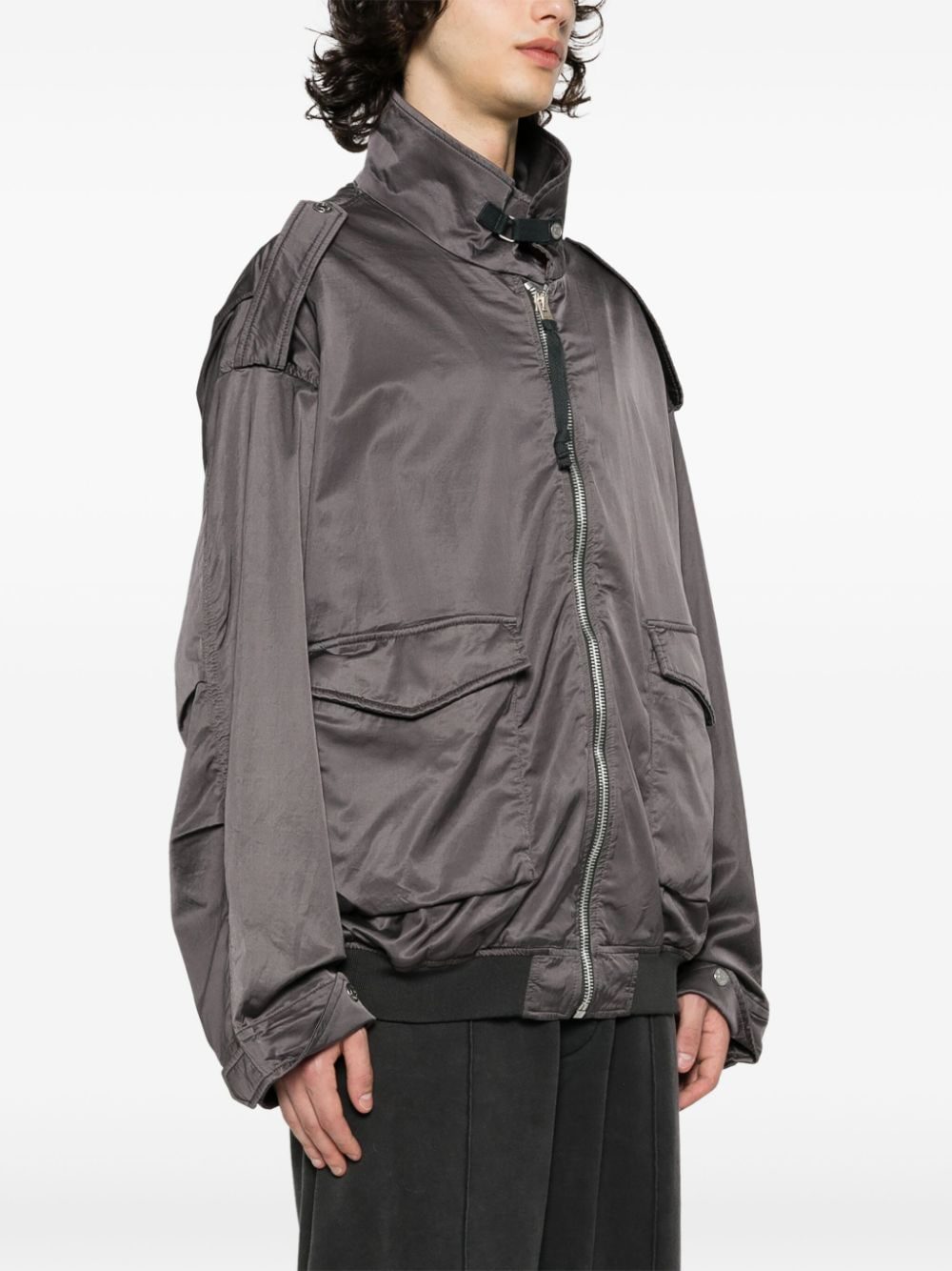 Acne Studios satin bomber jacket - Image 3