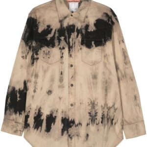 Acne Studios  tie-dye denim shirt
