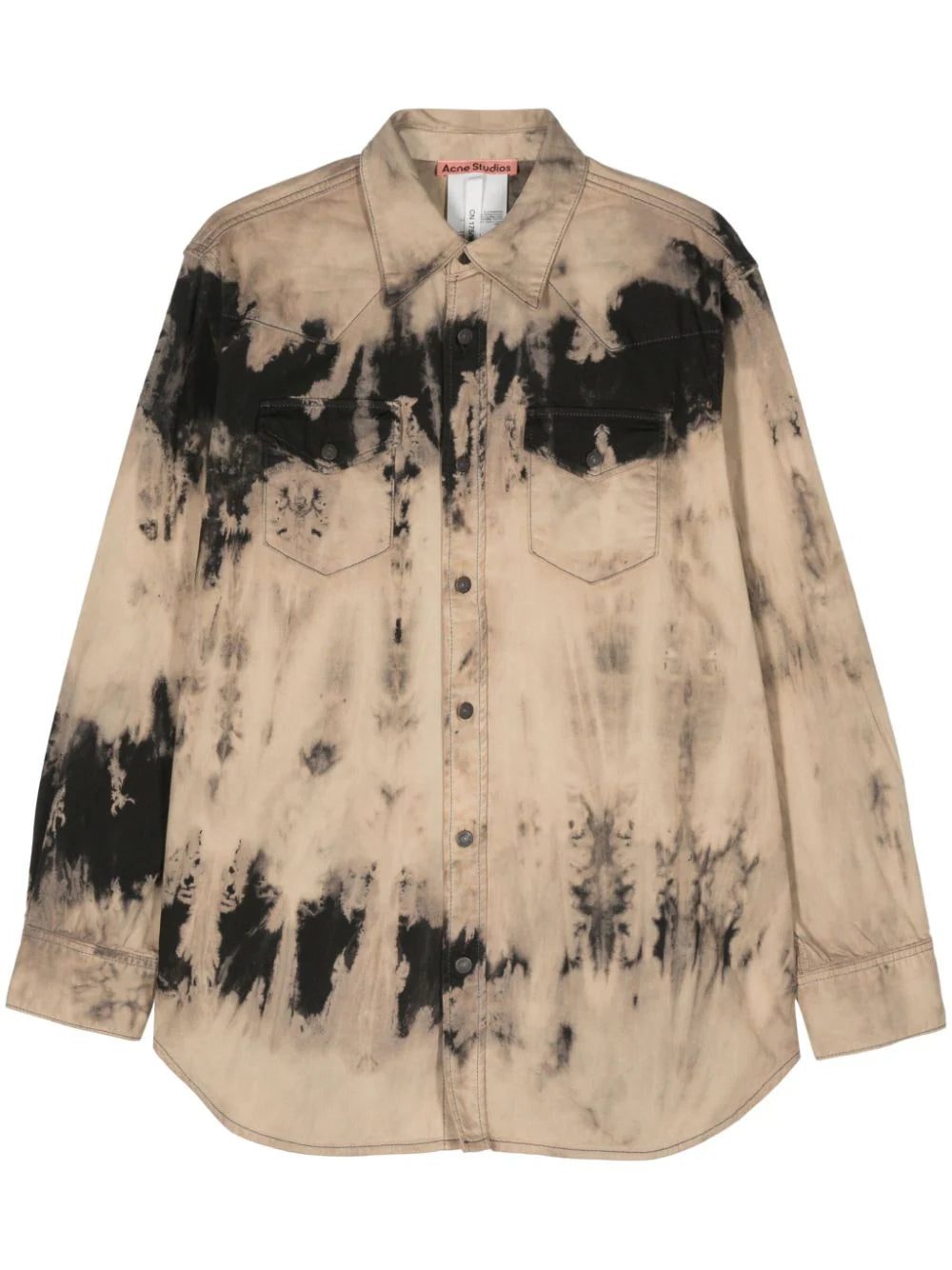 Acne Studios tie-dye denim shirt
