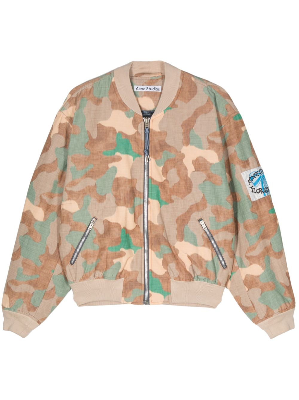 Acne Studios camouflage-print bomber jacket