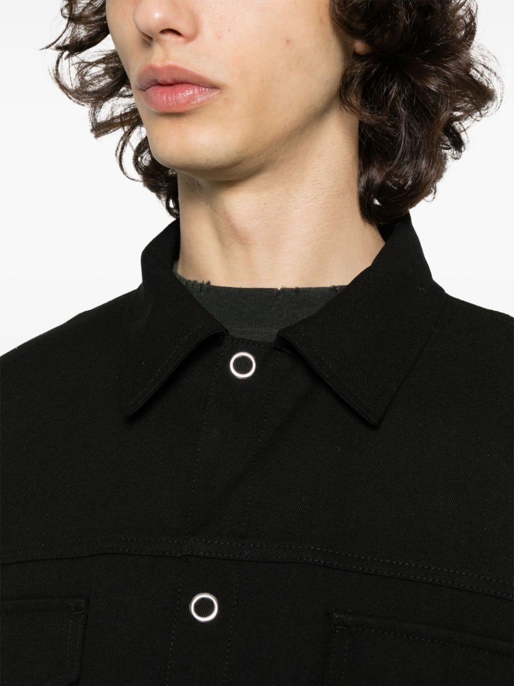 Acne Studios classic-collar shirt jacket - Image 5
