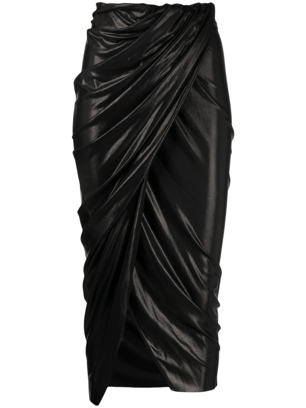 Rick Owens Lilies high-waisted draped skirt