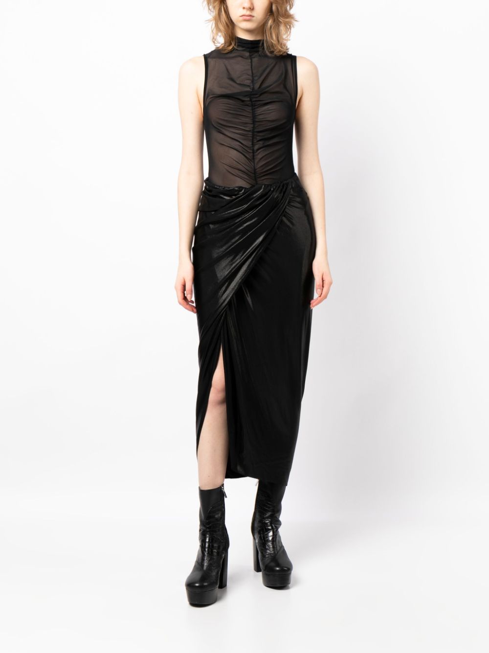 Rick Owens Lilies high-waisted draped skirt - Image 2