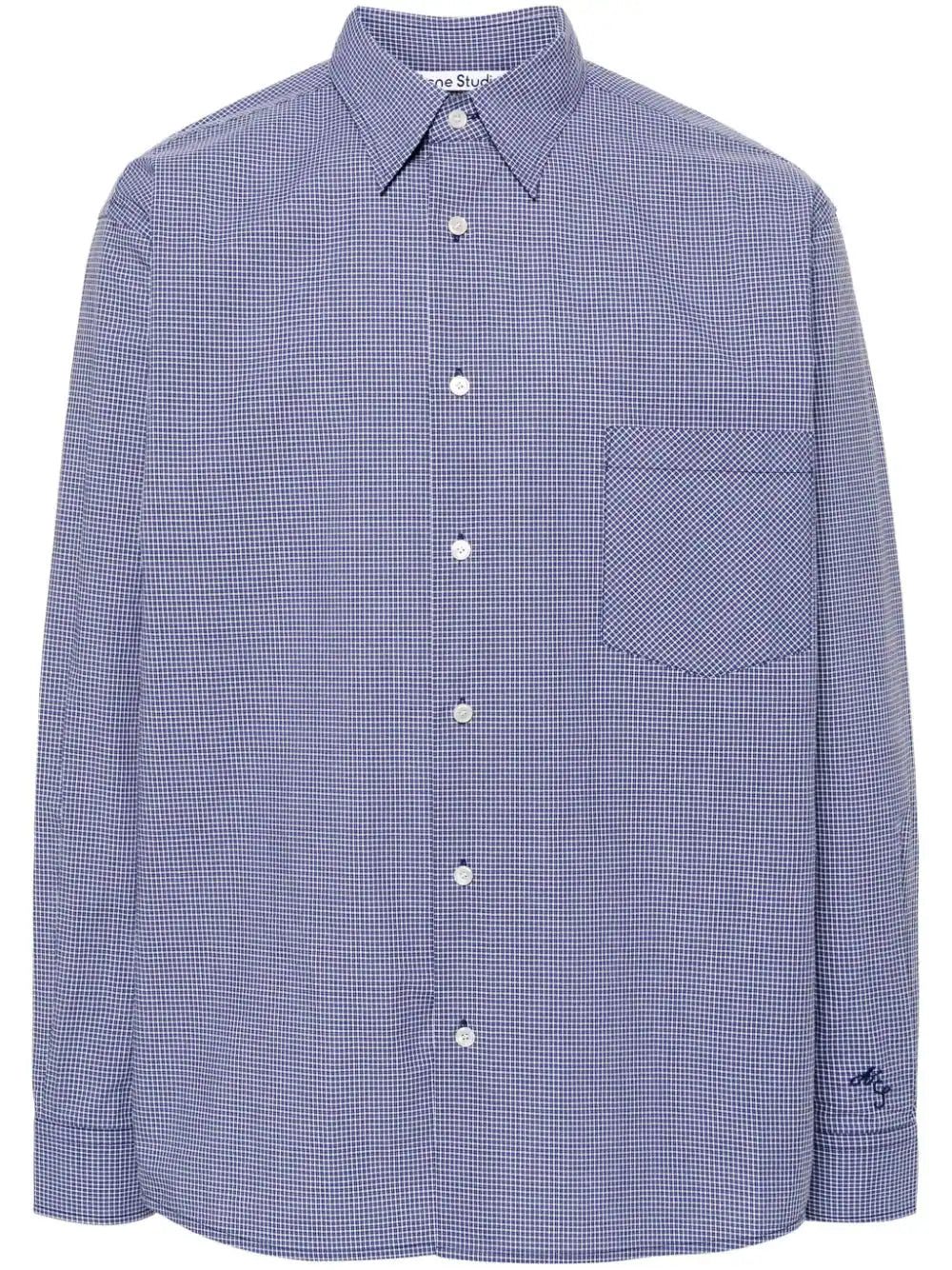 Acne Studios gingham button-down shirt
