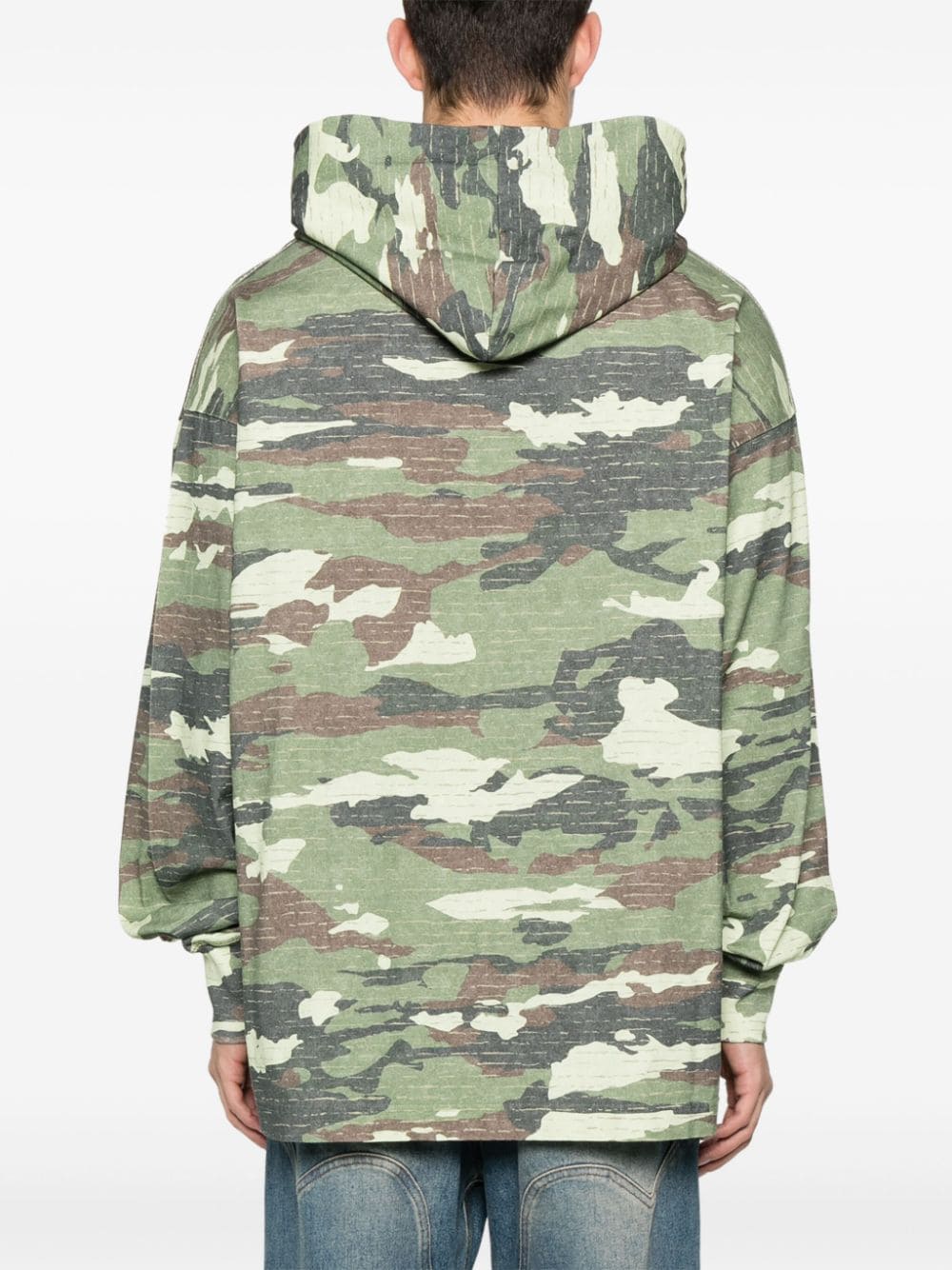 Acne Studios abstract-print hoodie - Image 4