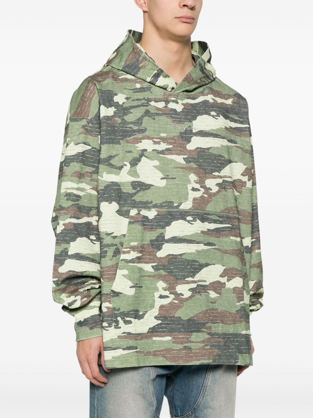 Acne Studios abstract-print hoodie - Image 3