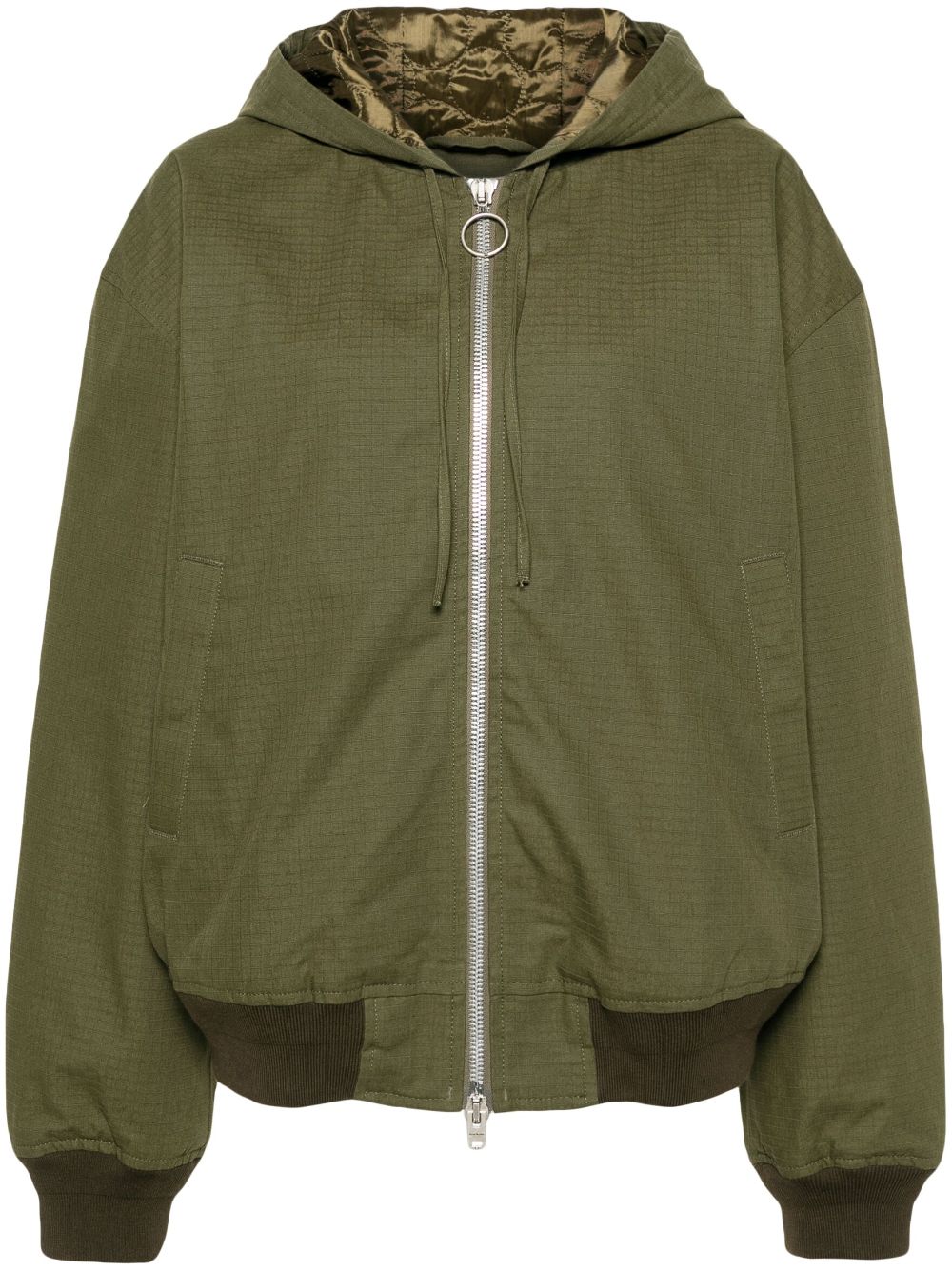 Acne Studios ripstop padded hooded jacket