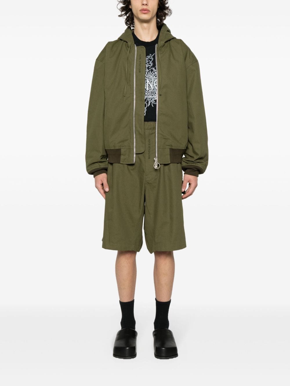 Acne Studios ripstop padded hooded jacket - Image 5