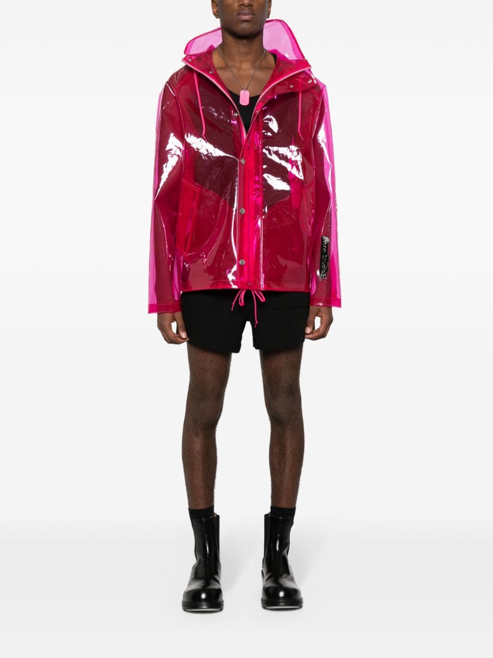 Acne Studios transparent hooded jacket - Image 2