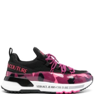 Versace Jeans Couture graphic-print panelled sneakers
