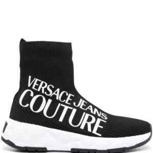 Versace Jeans Couture logo-print sock sneakers