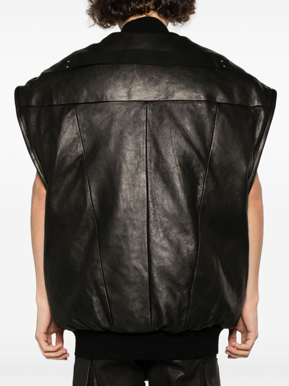 Rick Owens Jumbo Flight padded leather jacket - Image 4