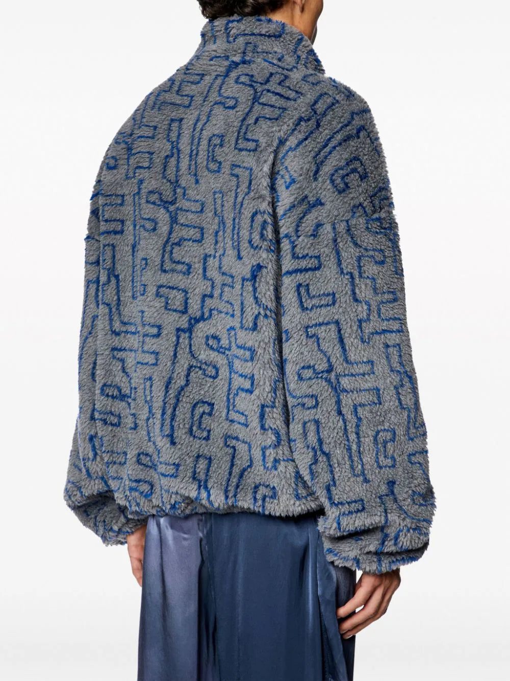 Diesel S-Luck fleece bomber jacket - Image 4