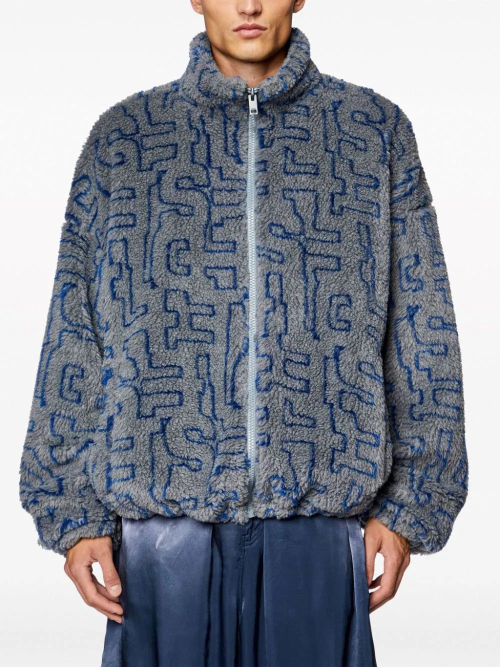 Diesel S-Luck fleece bomber jacket - Image 3