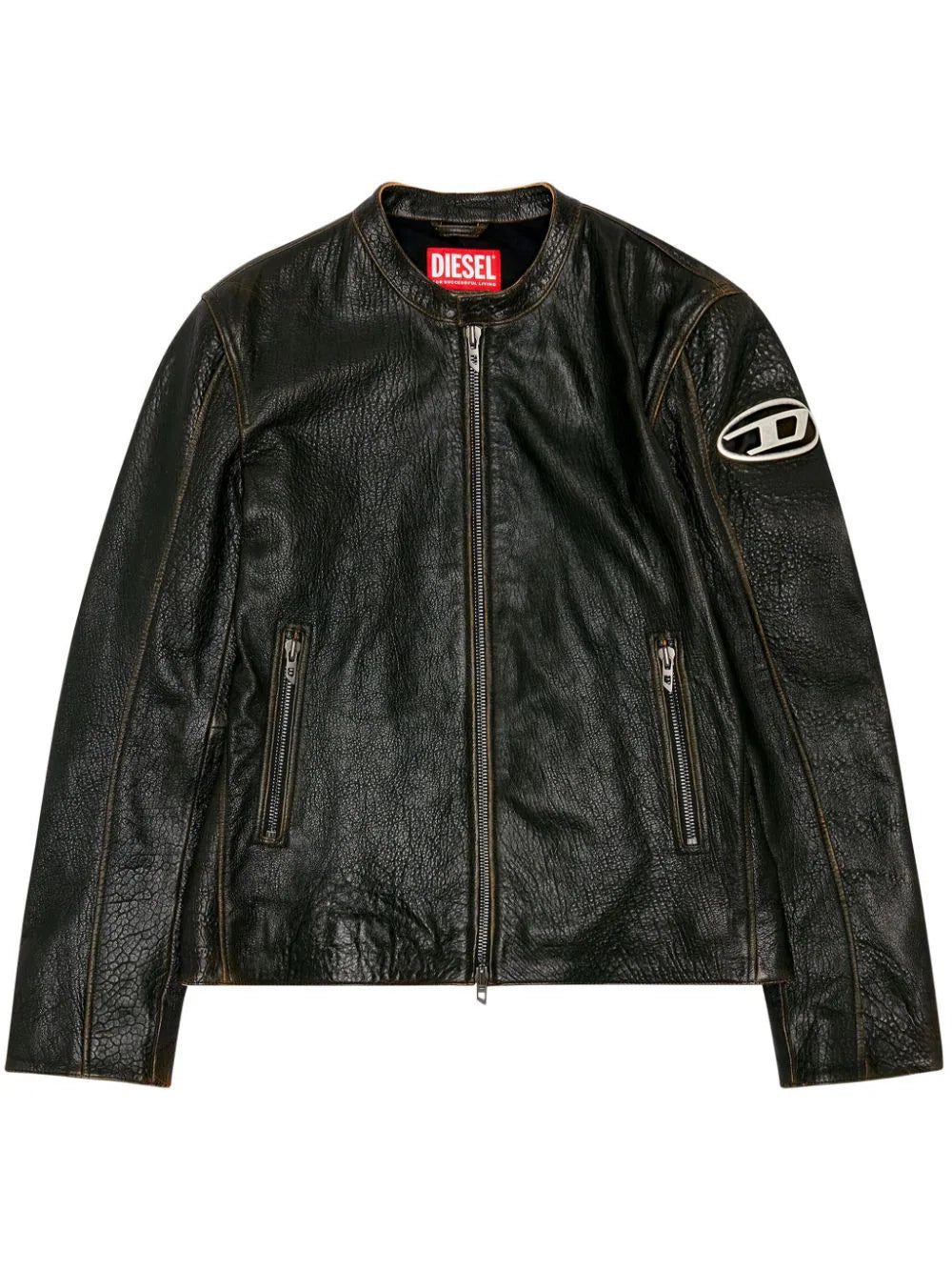 Diesel L-Cobbe leather jacket