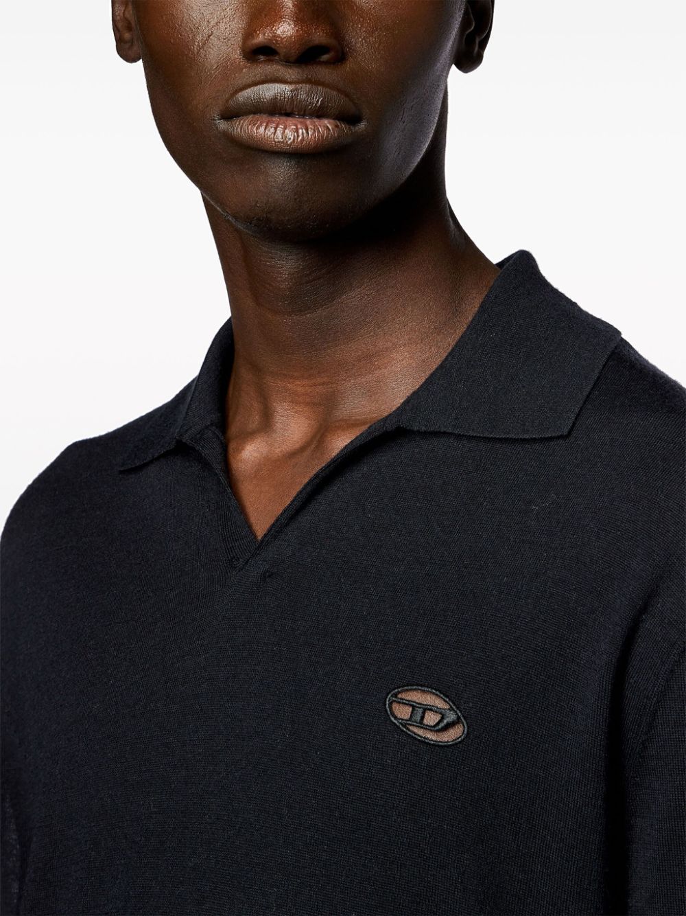 Diesel K-Glare wool polo shirt - Image 5