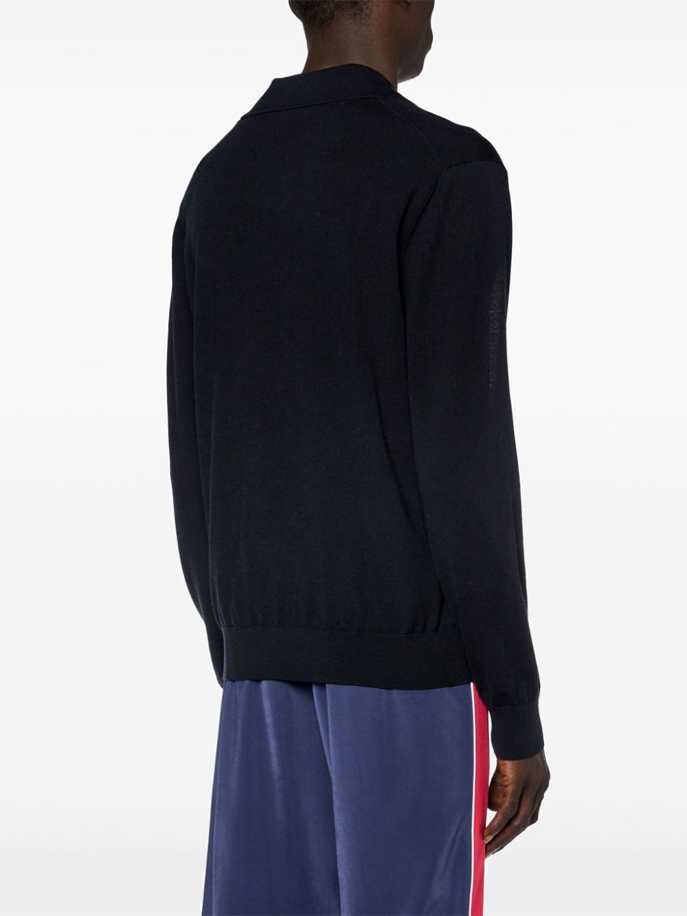 Diesel K-Glare wool polo shirt - Image 4