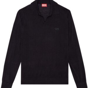 Diesel K-Glare wool polo shirt