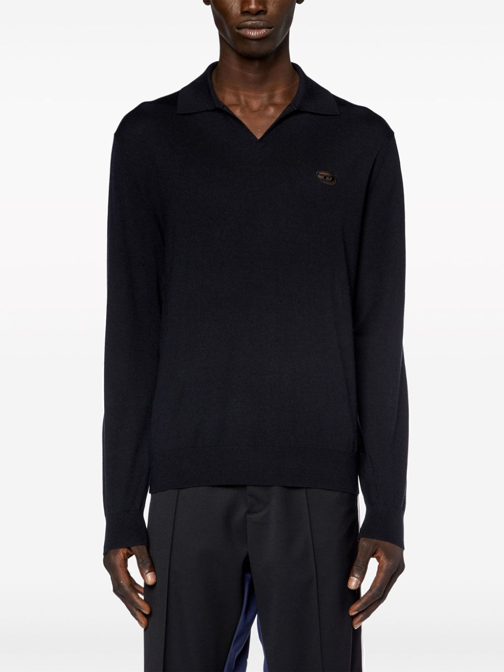 Diesel K-Glare wool polo shirt - Image 3