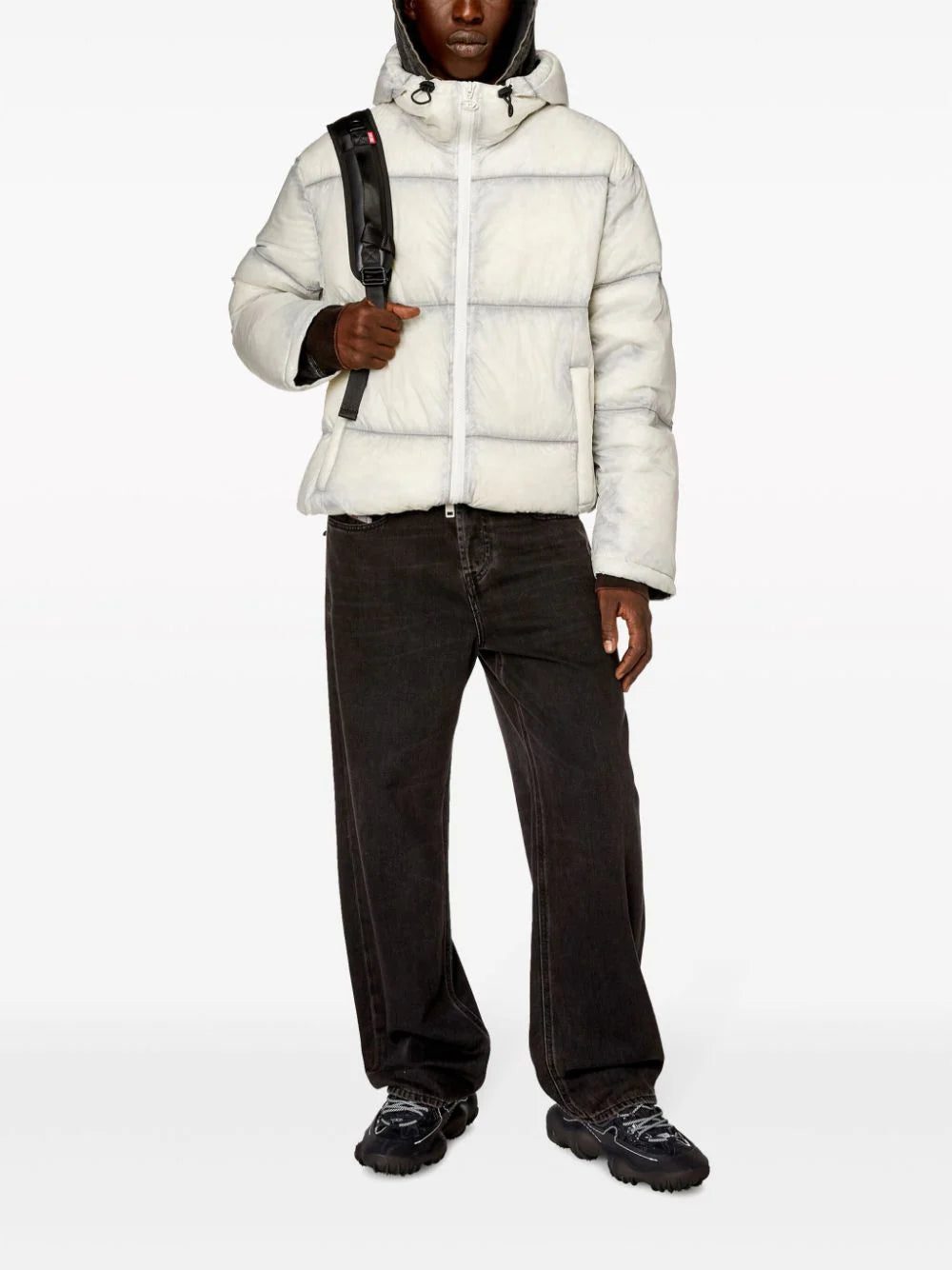 Diesel W-Baskin hooded down jacket - Image 2