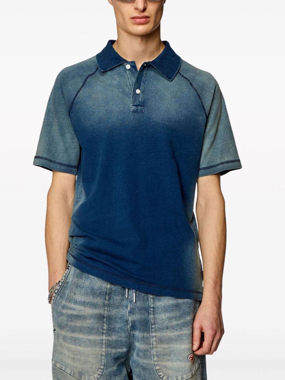 Diesel T-Rasmith cotton polo shirt - Image 3