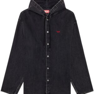Diesel D-Dewny-Hood denim shirt jacket