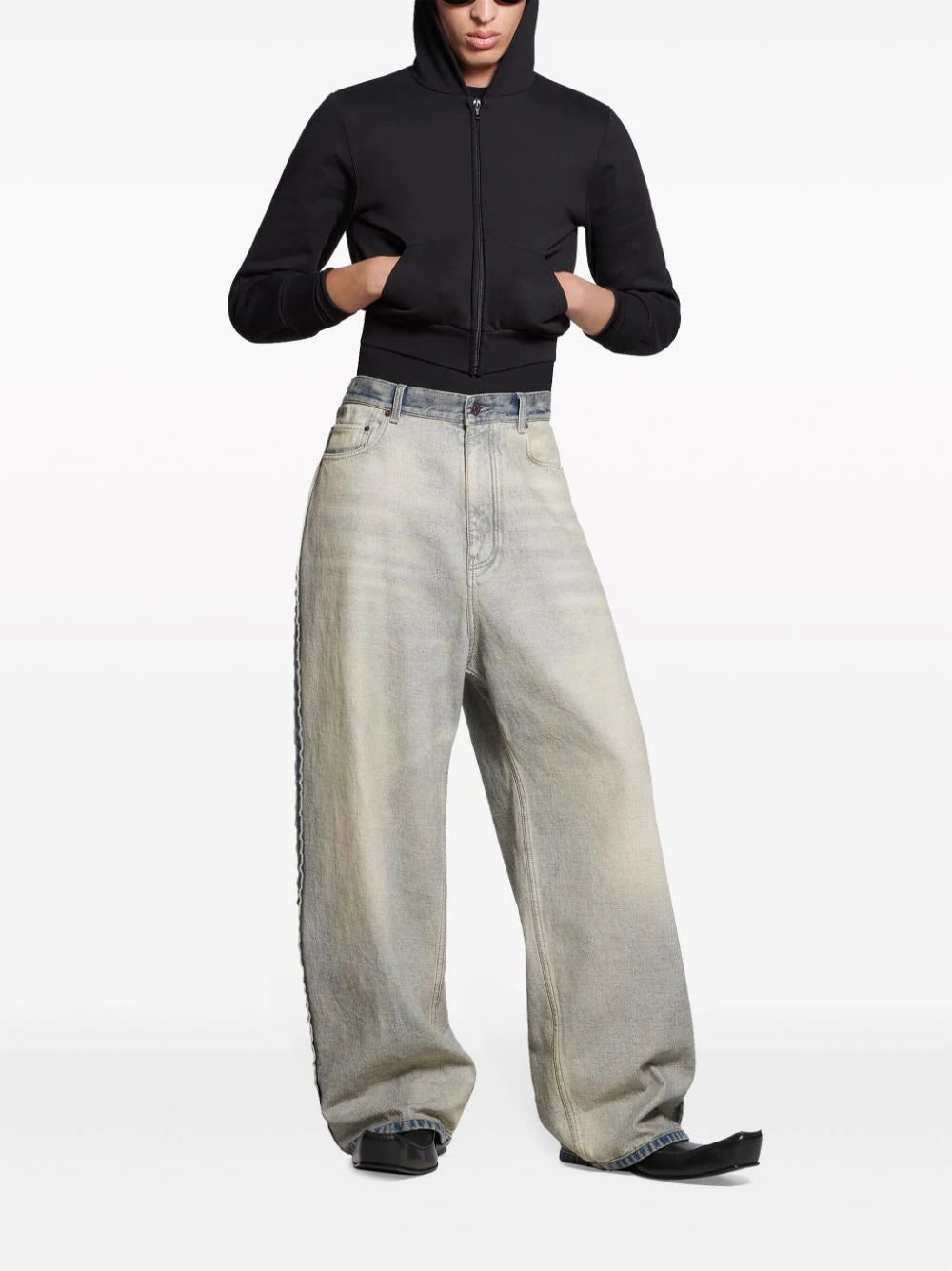 Balenciaga Baggy wide-leg jeans - Image 3