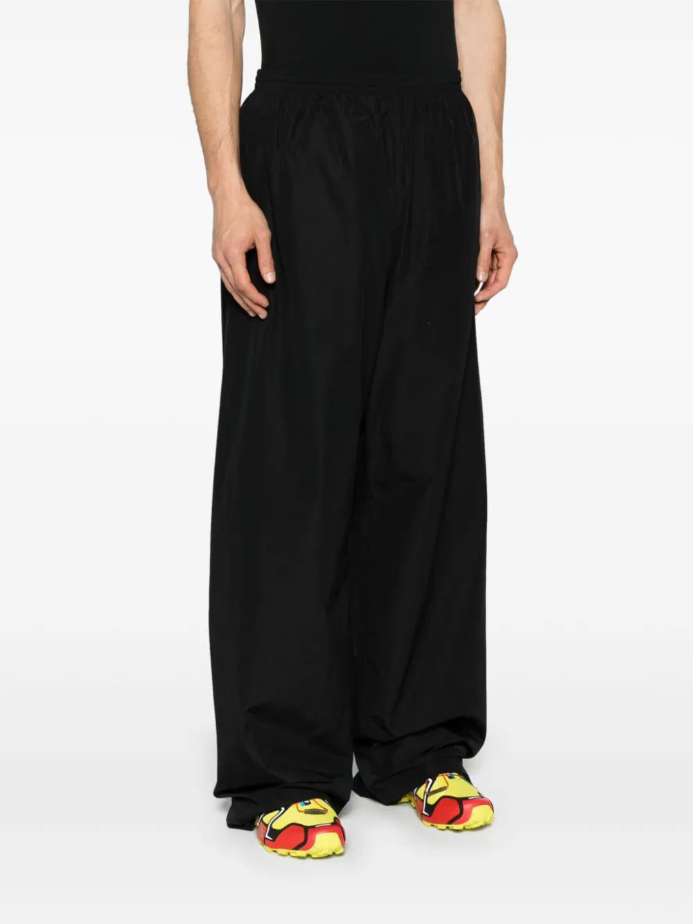 Balenciaga wide-leg technical poplin track pants - Image 4