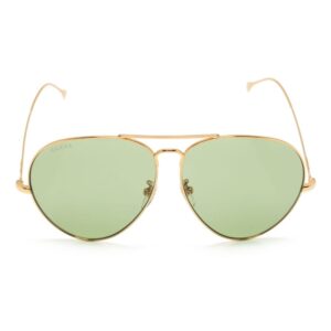 Gucci Eyewear logo-lettering pilot-frame sunglasses