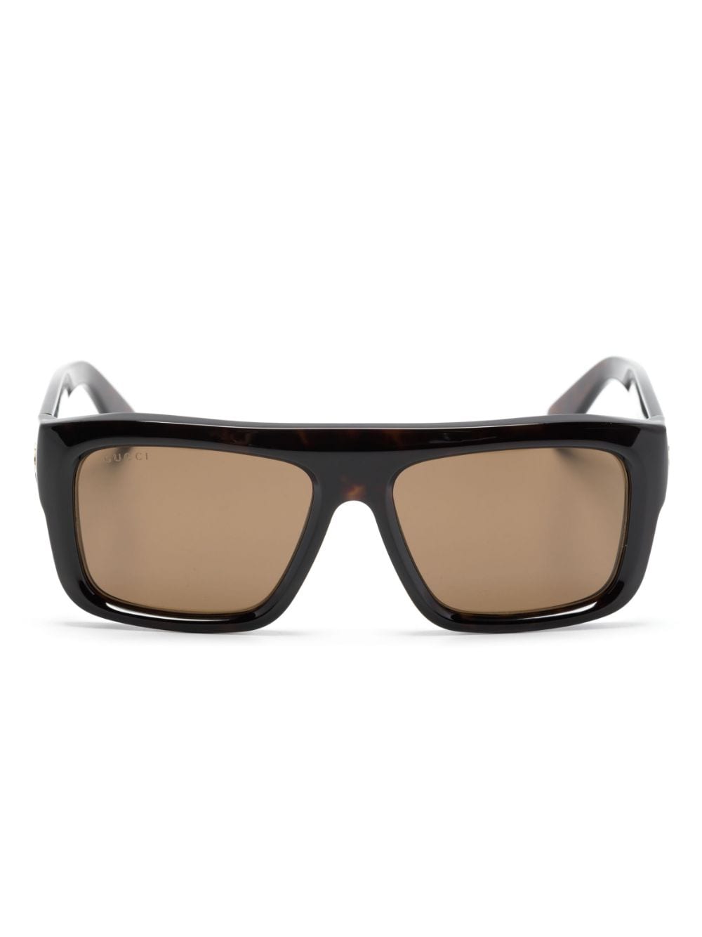 Gucci Eyewear logo-engraved rectangle-frame sunglasses
