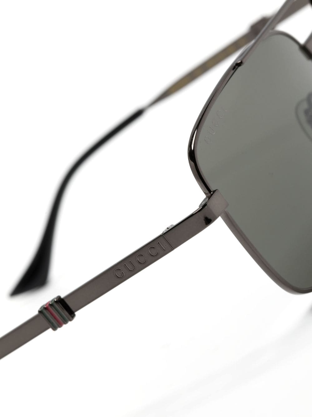 Gucci Eyewear Web stripe square-frame sunglasses - Image 3