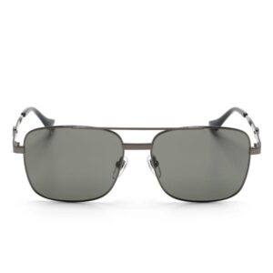 Gucci Eyewear Web stripe square-frame sunglasses