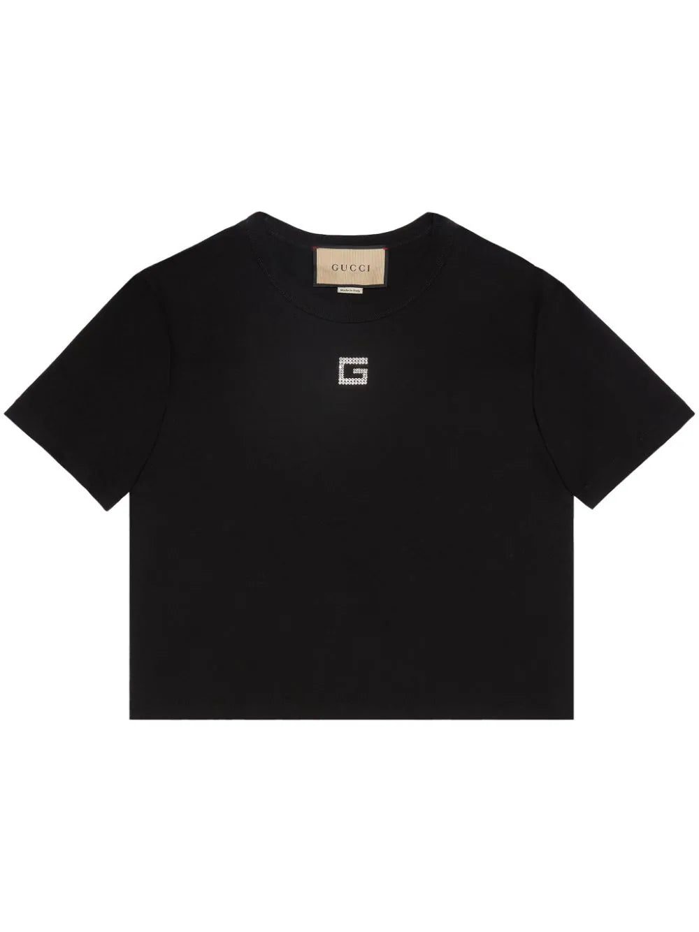 Gucci Square G crystal-embellished T-shirt