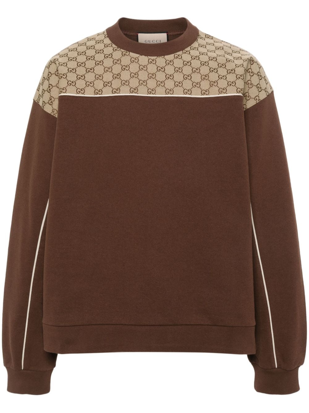 Gucci GG-canvas cotton sweatshirt