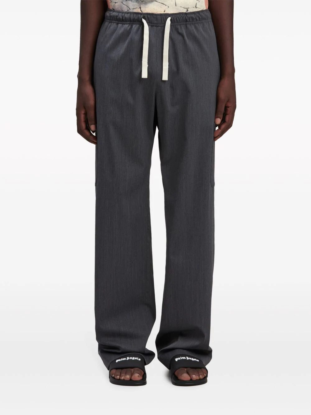 Palm Angels Monogram drawstring-waist trousers - Image 4
