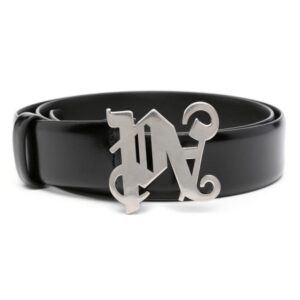 Louis Vuitton monogram-appliqu� leather belt