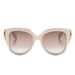 Gucci Eyewear logo-plaque round-frame sunglasses