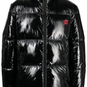 HUGO logo-print padded jacket
