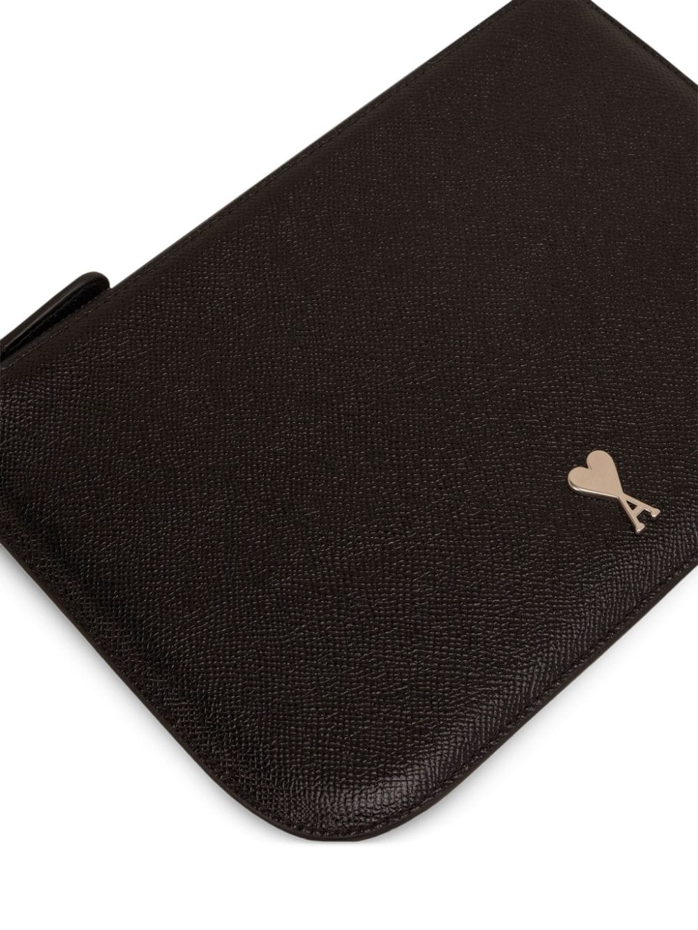 AMI Paris Paris Paris leather pouch - Image 3