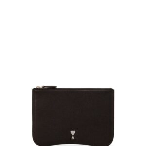 AMI Paris Paris Paris leather pouch