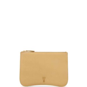 AMI Paris Paris leather pouch