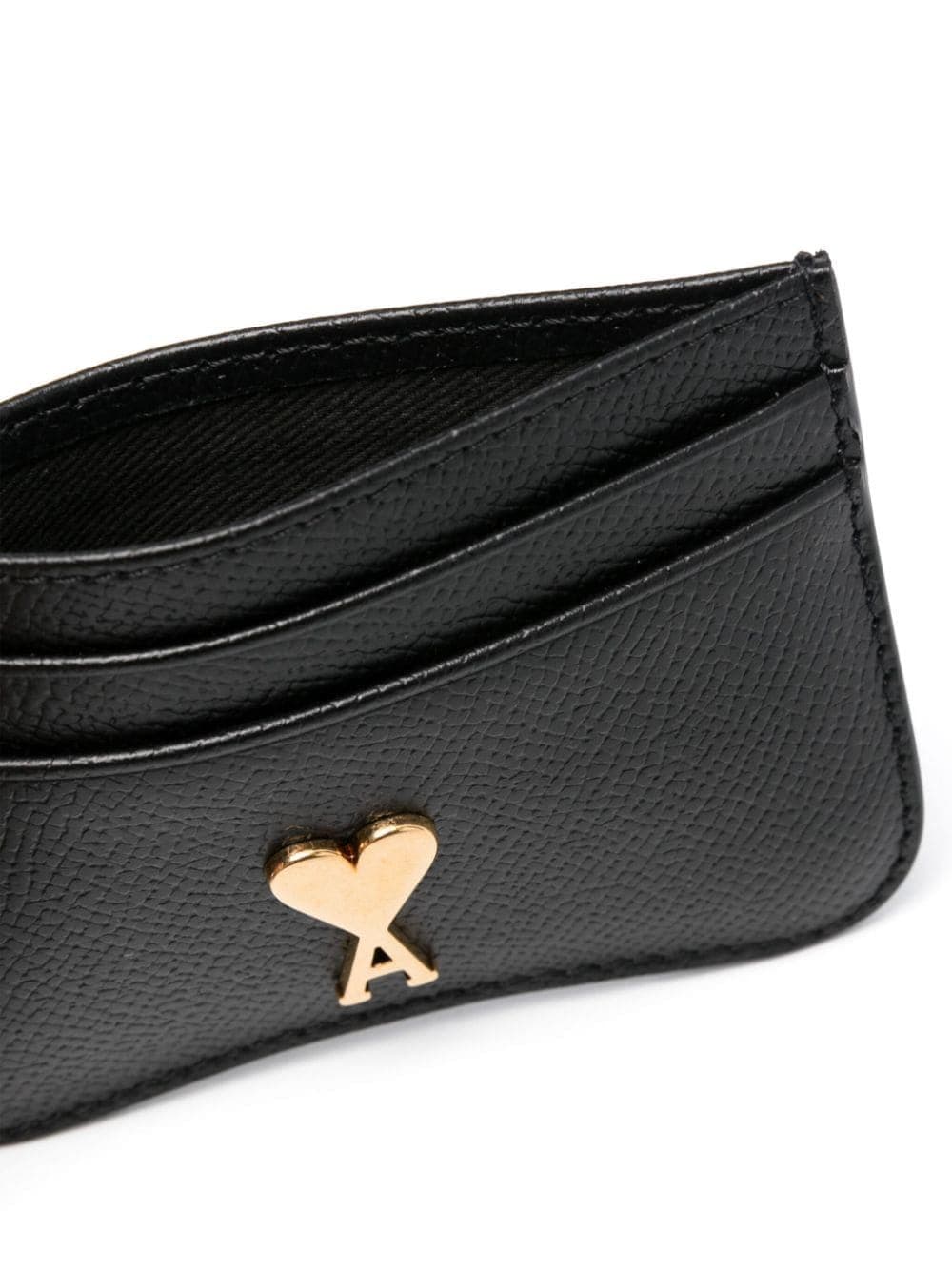 AMI Paris logo-plaque leather card holder - Image 3