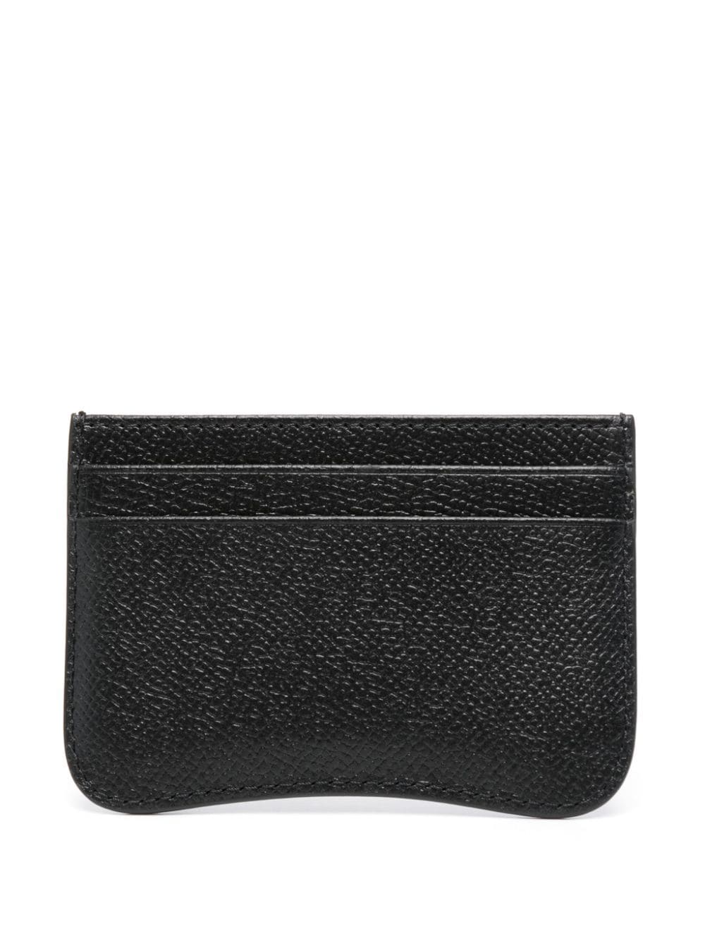 AMI Paris logo-plaque leather card holder - Image 2