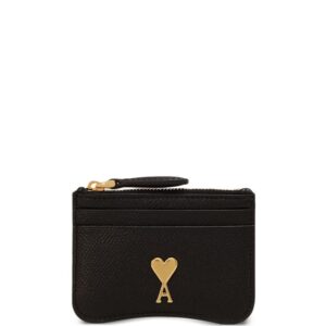 AMI Paris Paris Paris zipped card holder