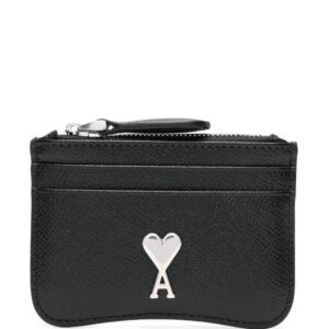 AMI Paris Ami de Coeur leather cardholder
