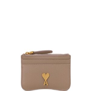 AMI Paris Paris Paris leather cardholder